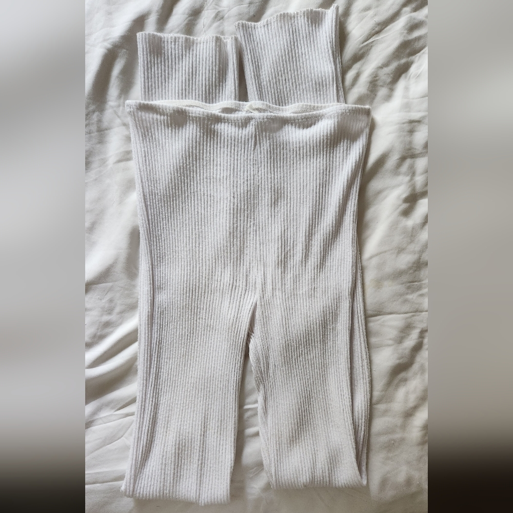 Are You Am I Robbed leggings Medium white